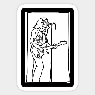 Rory Gallagher Sketch Sticker